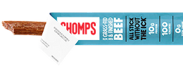 A single sea salt Chomp's stick