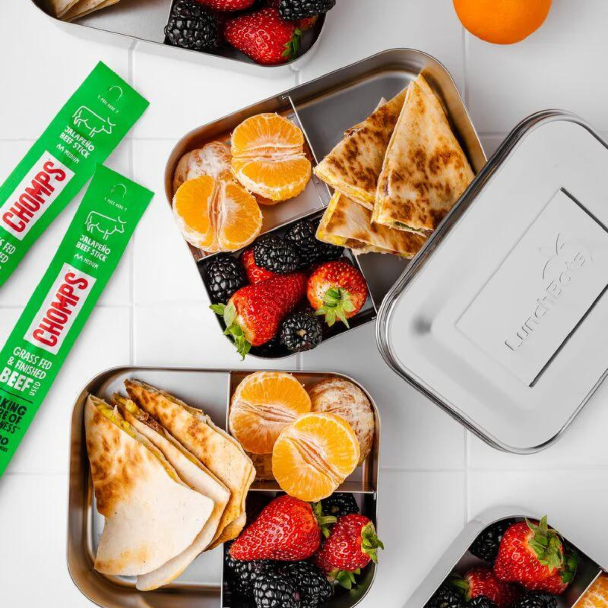 Breakfast Quesadilla Bento Boxes