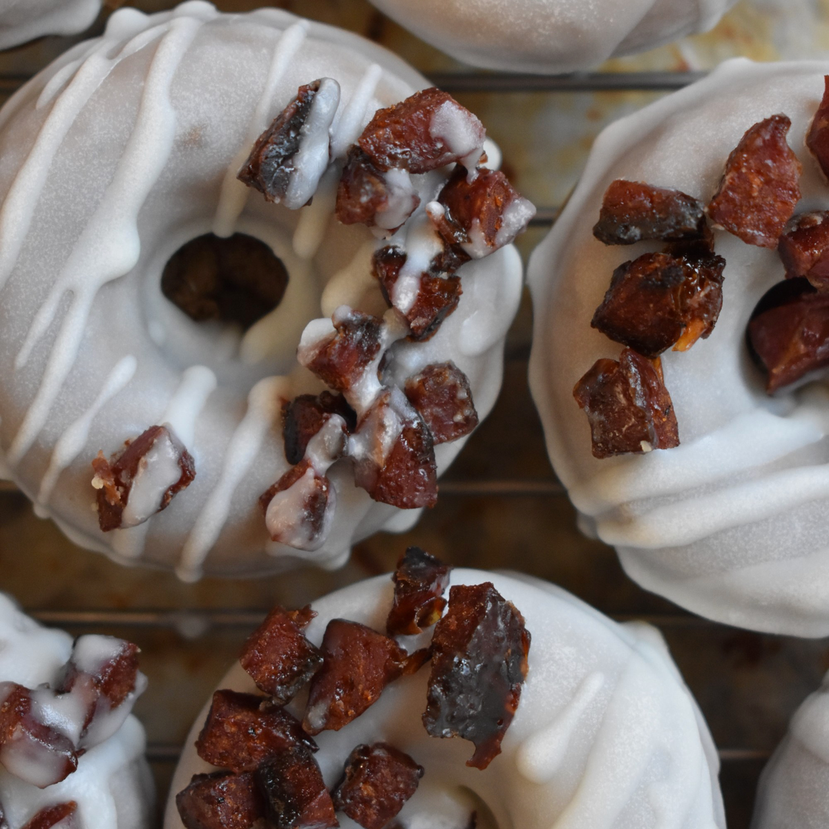 Maple "Bacon" Doughnuts