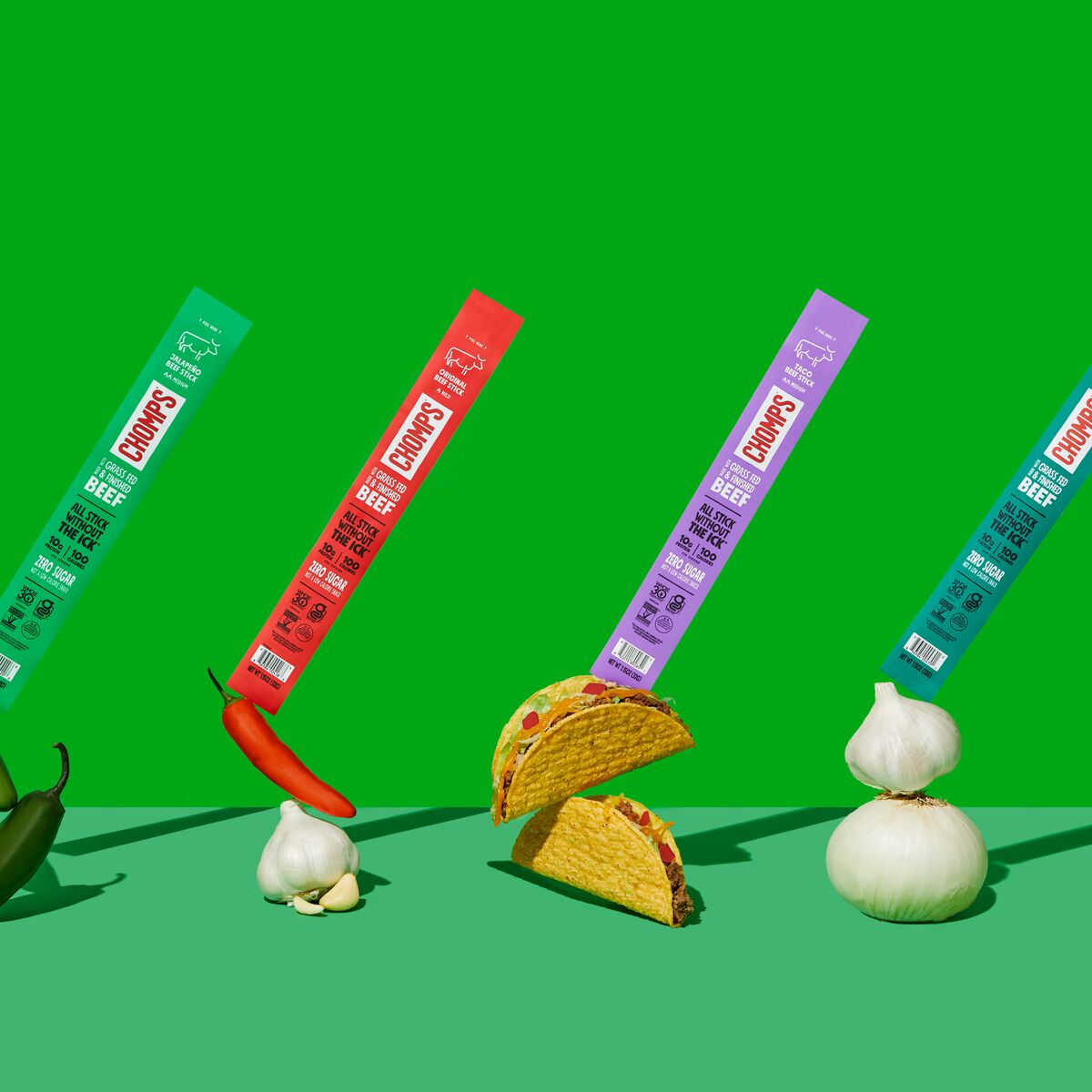 Blind taste test: Chomps flavors
