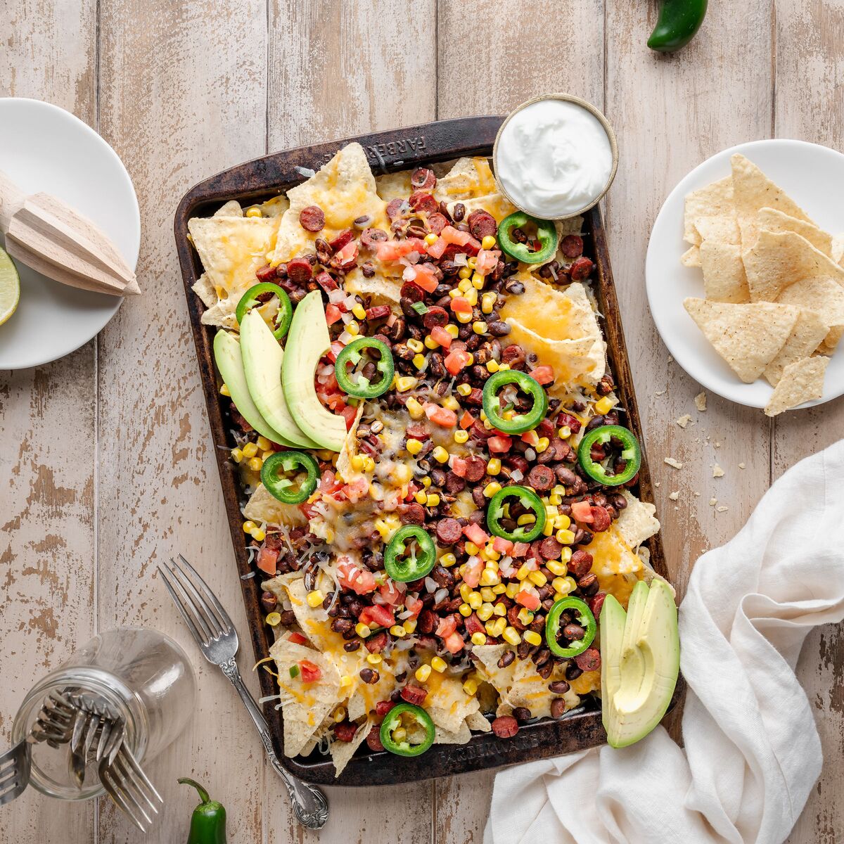 sheet pan nachos