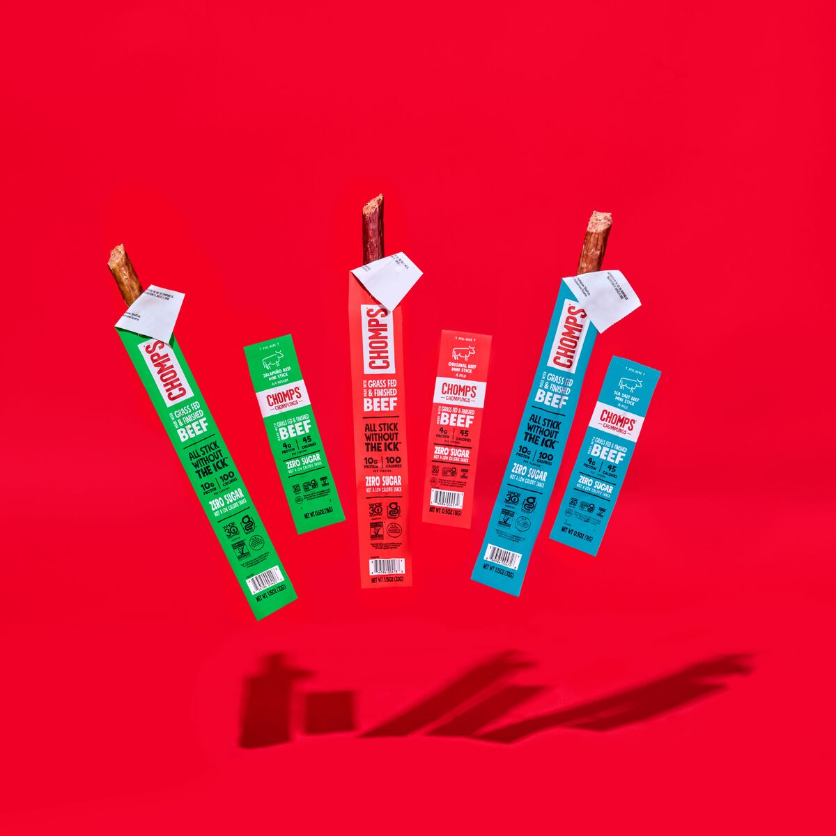 Kid-approved Chomps meat stick snacks