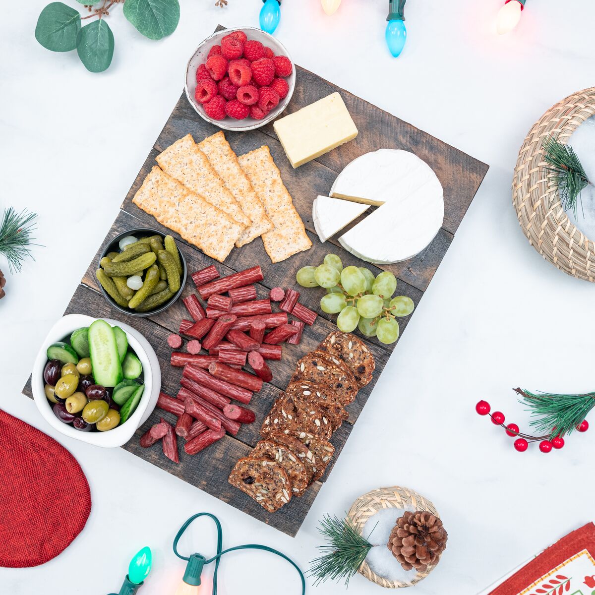 holiday charcuterie board