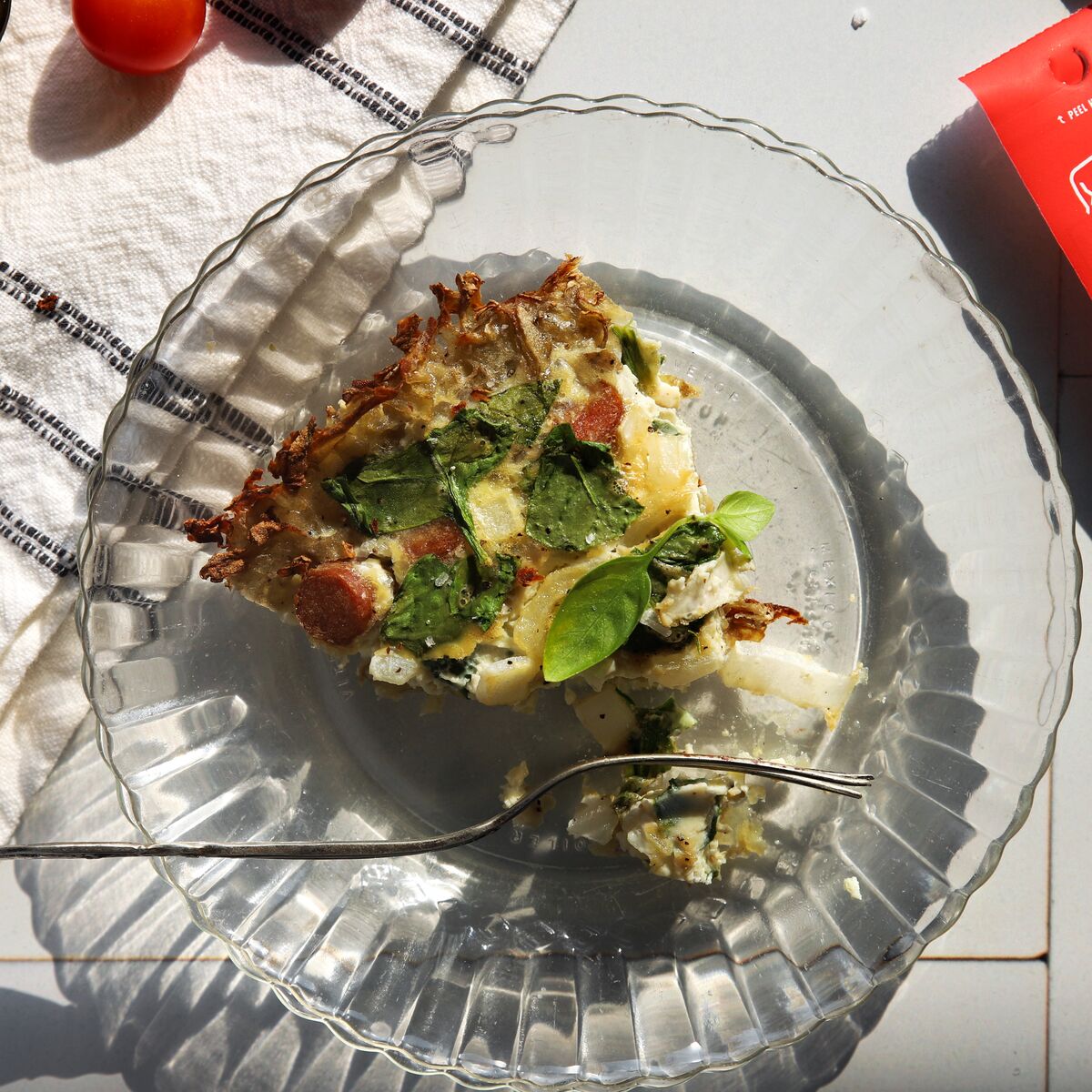 potato crust quiche
