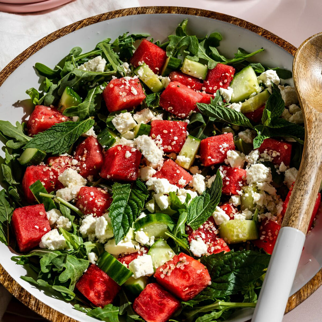 Watermelon, Feta and Mint Salad | Chomps