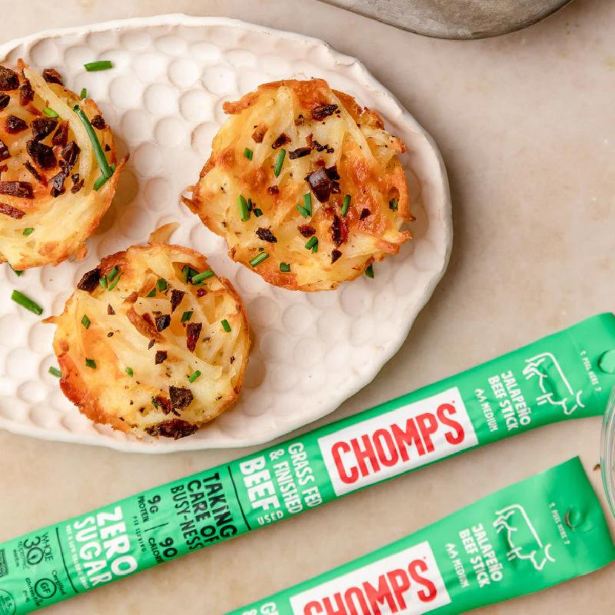 Jalapeno Cheddar Hashbrown Cups | Chomps
