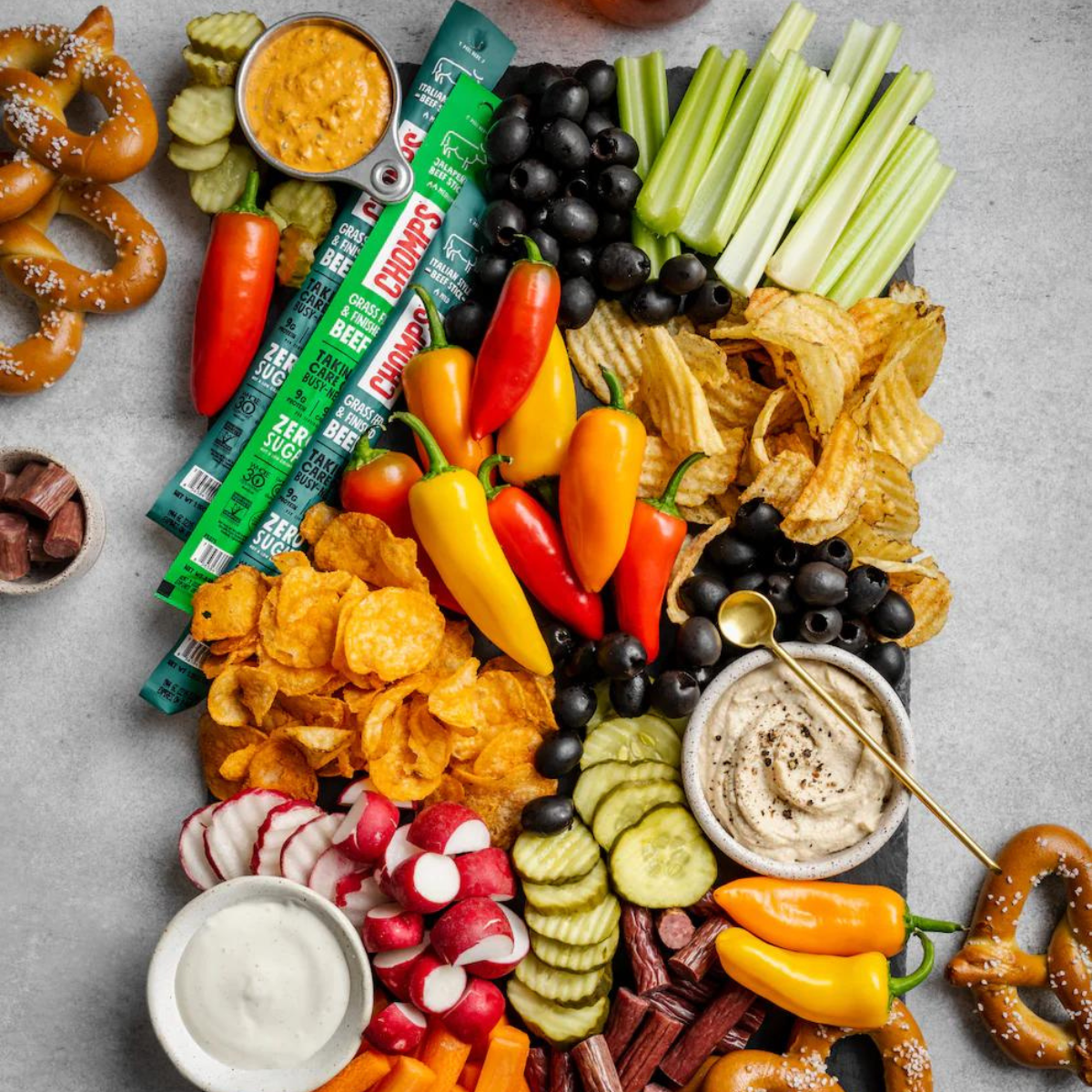 Football charcuterie board idea for your super bowl party