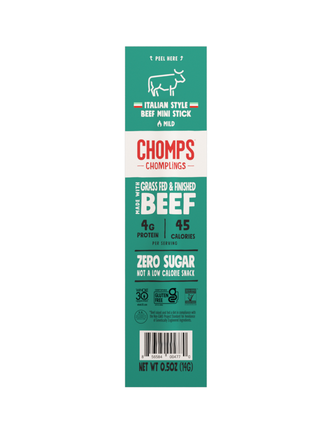 Mini Italian Style Beef Jerky Sticks | Chomplings | Chomps