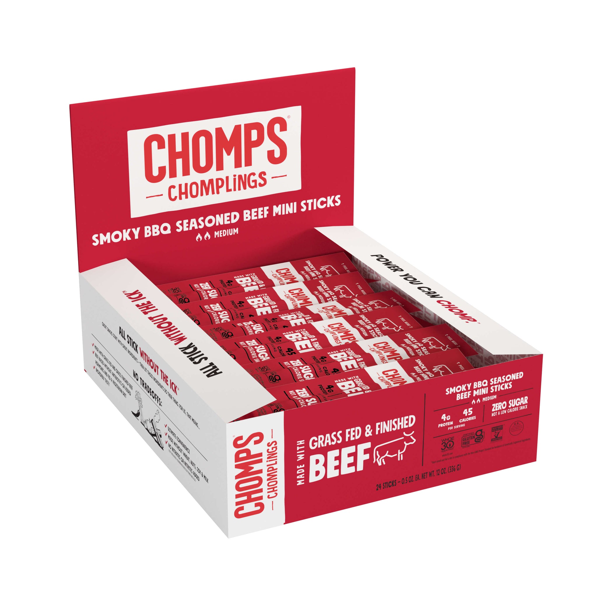 Mini Chomps Target Mini Smoky BBQ Beef Stick | Chomplings | Chomps