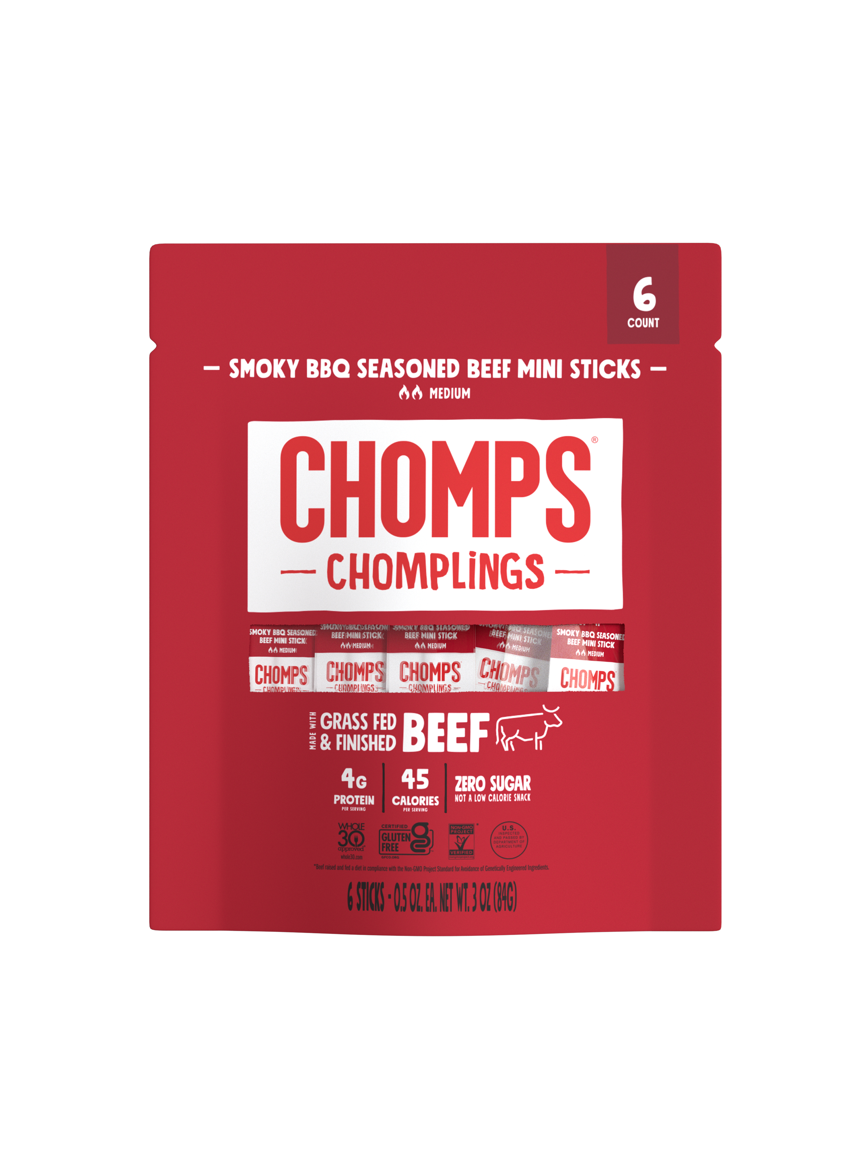 6 ct. Smoky BBQ Beef Chomplings