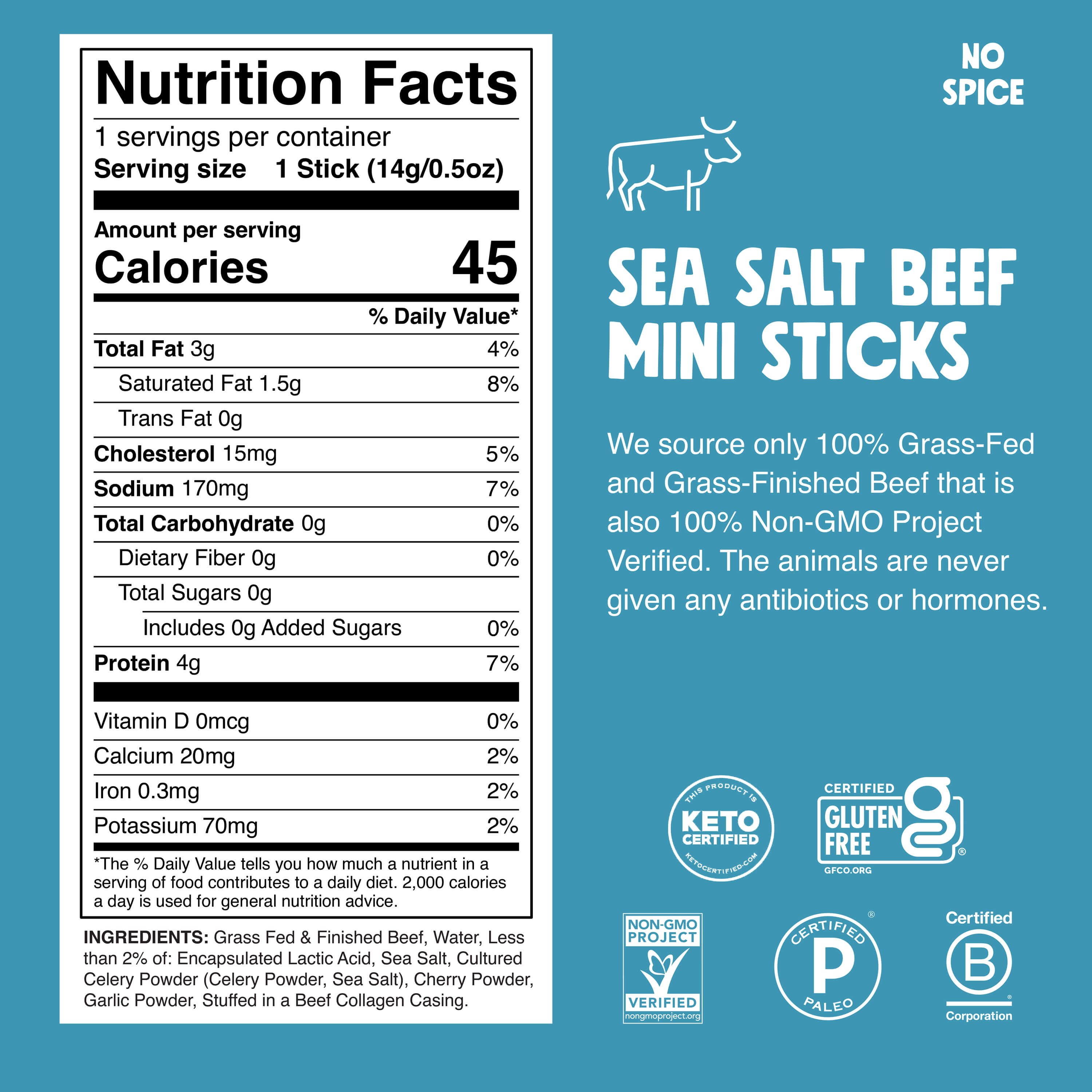 Product Nutrition Information