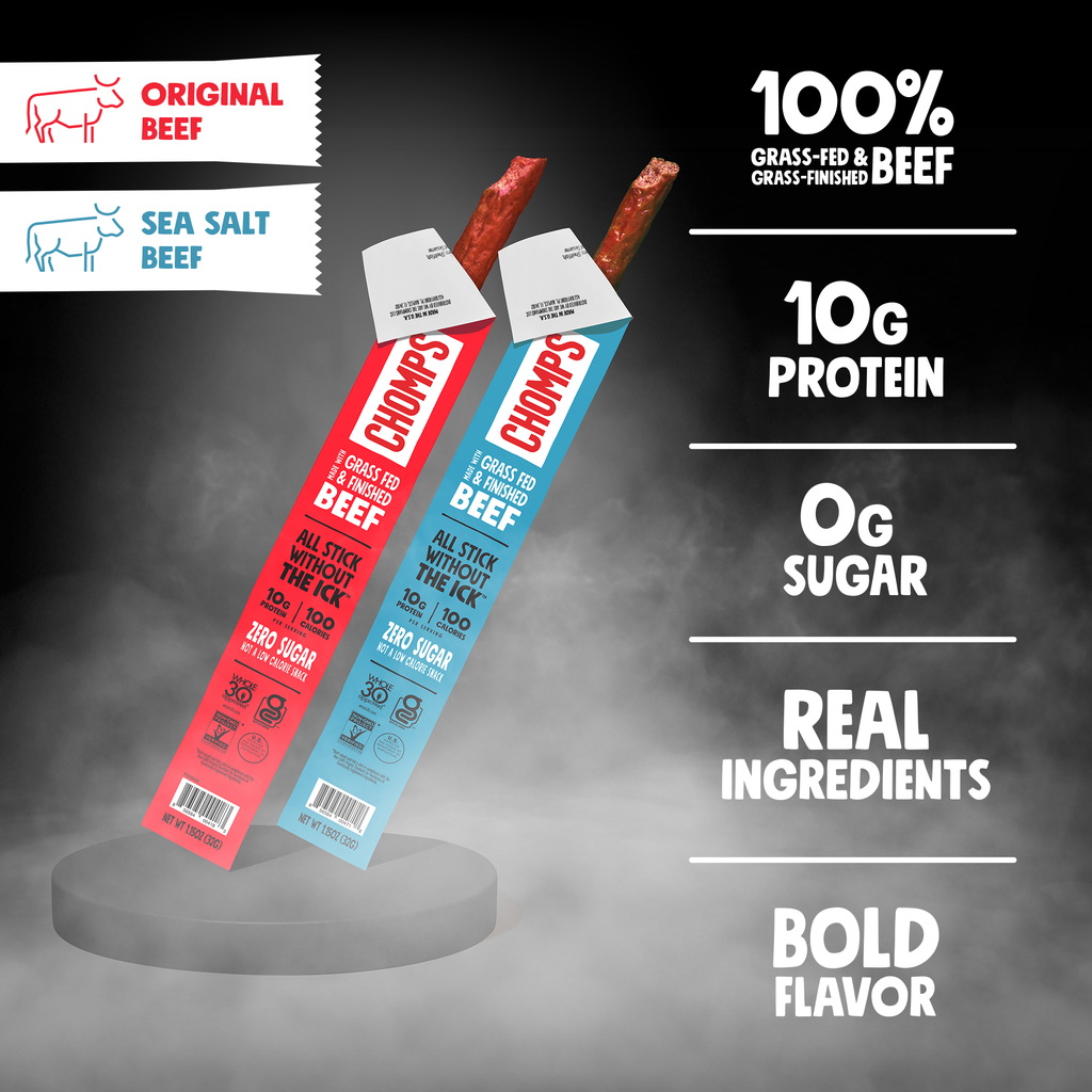 Original Beef Jerky | Gluten Free Beef Sticks | Chomps