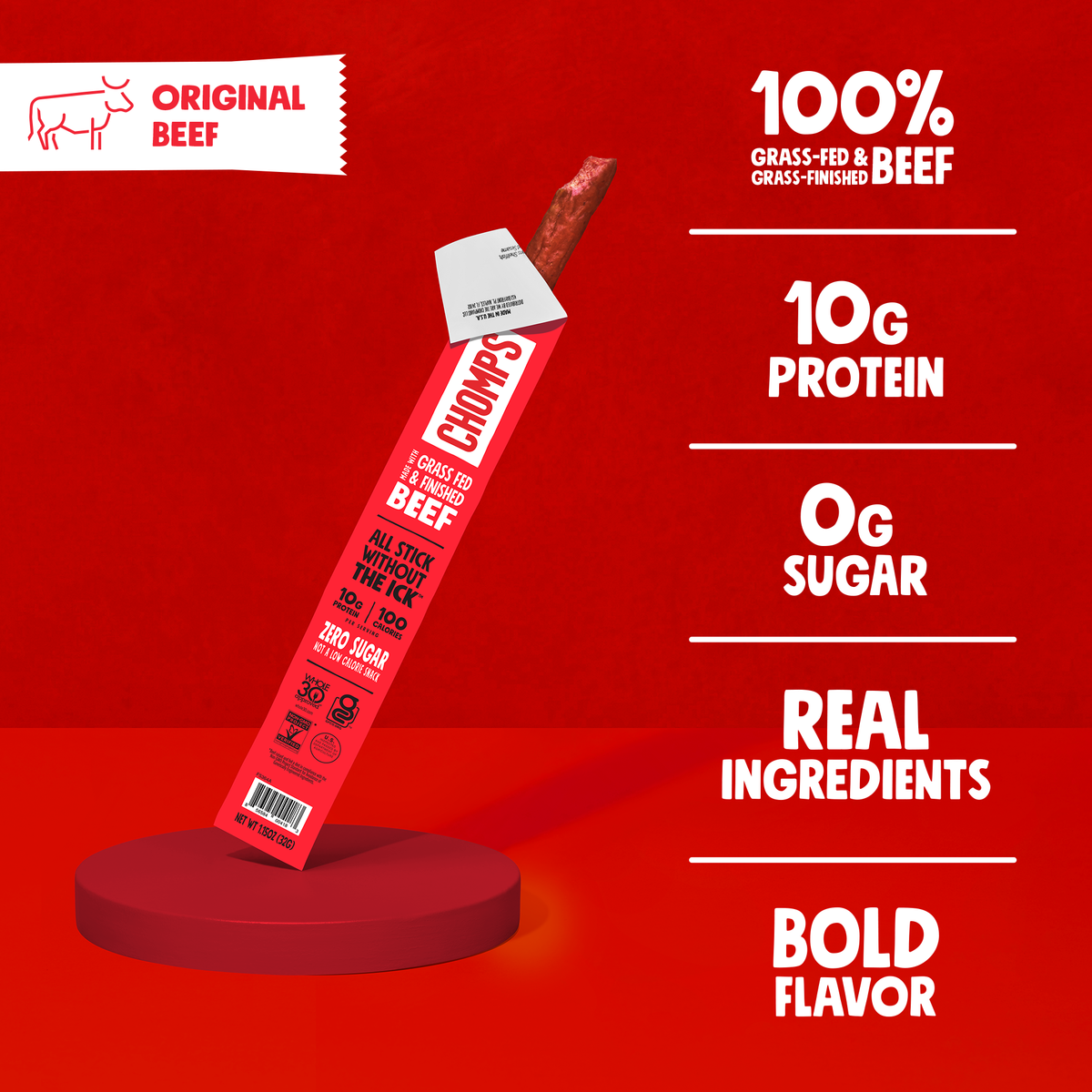 beef jerky sticks nutrition