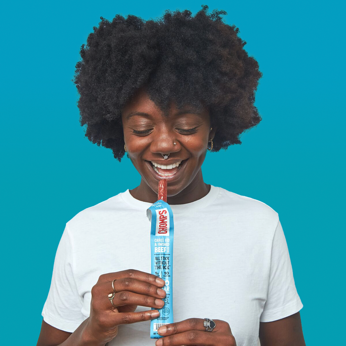 Chommps 100% Grass-Fed Beef Jerky Sticks | Paleo, Whole30 | Chomps