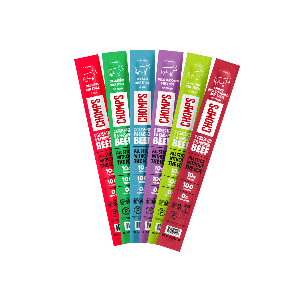 Beef Stick Trial Pack | Find Your Favorite Chomps Beef Flavors