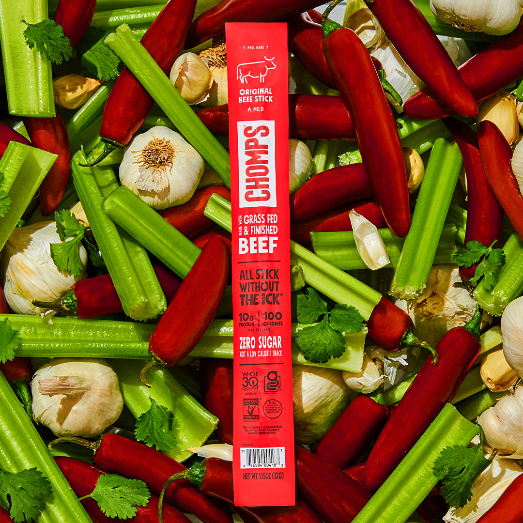 Chomps meat sticks made with real ingredients
