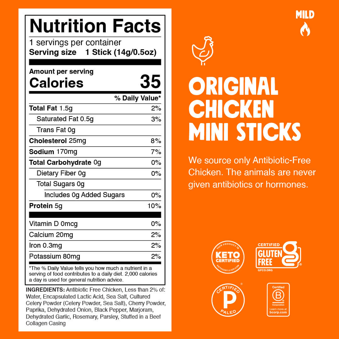 Product Nutrition Information