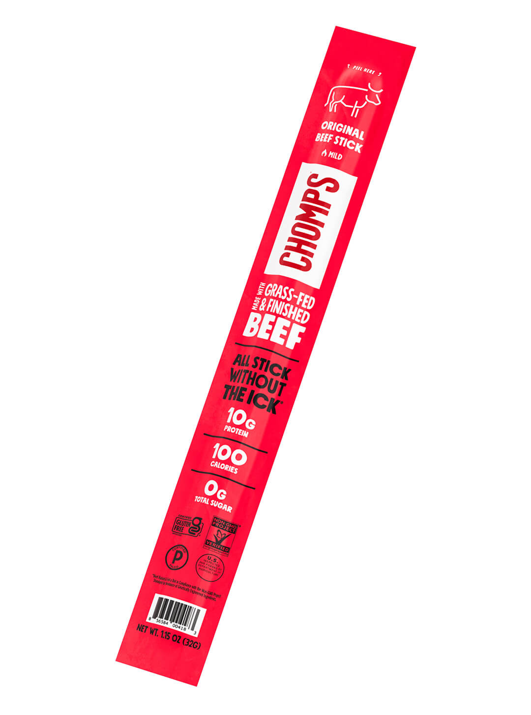 Chomps Original Beef Meat Snack Stick 1.15oz Sam's Club bulk pack