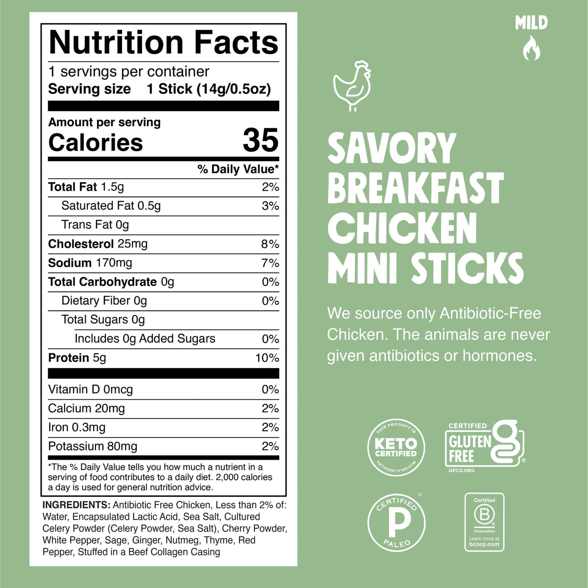 6 ct. Savory Breakfast Chicken Chomplings
