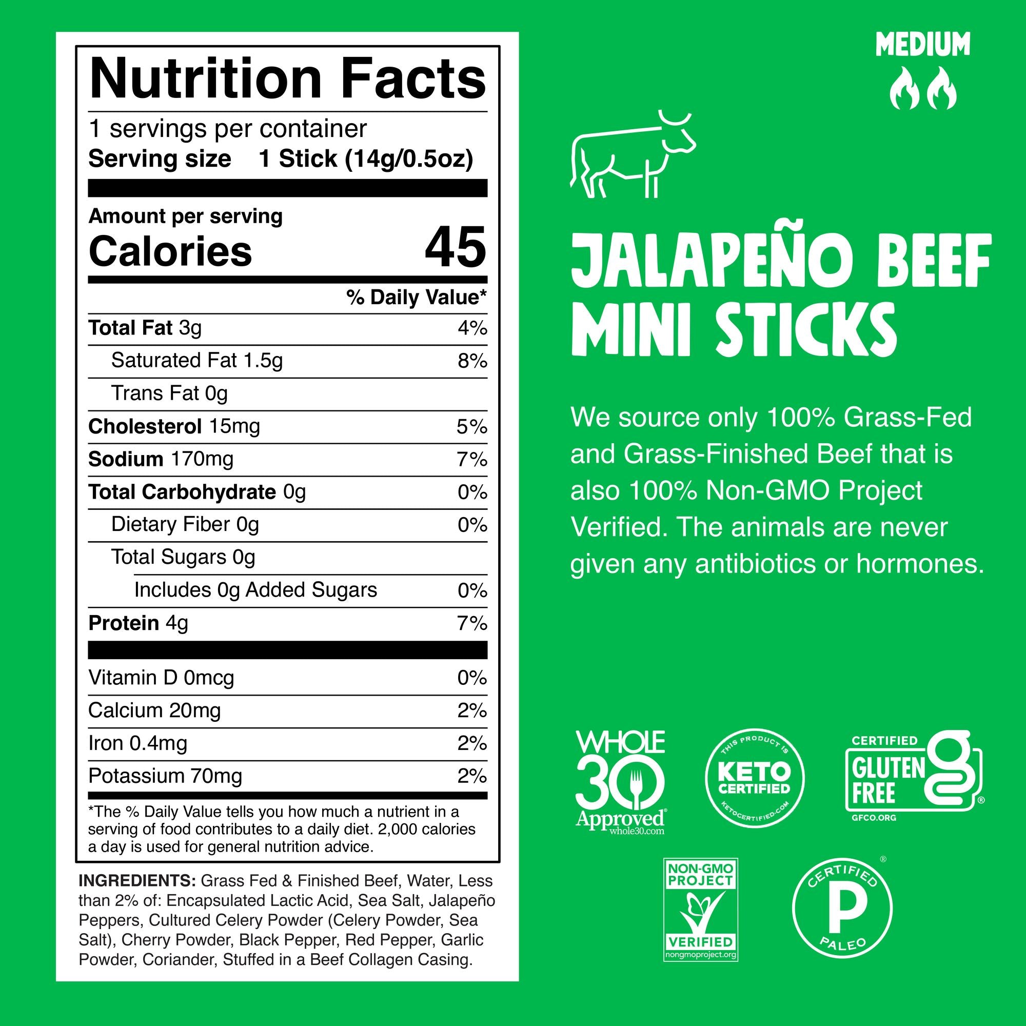 6 ct. Jalapeno Beef Chomplings Nutrition Facts, Thumbnail 4
