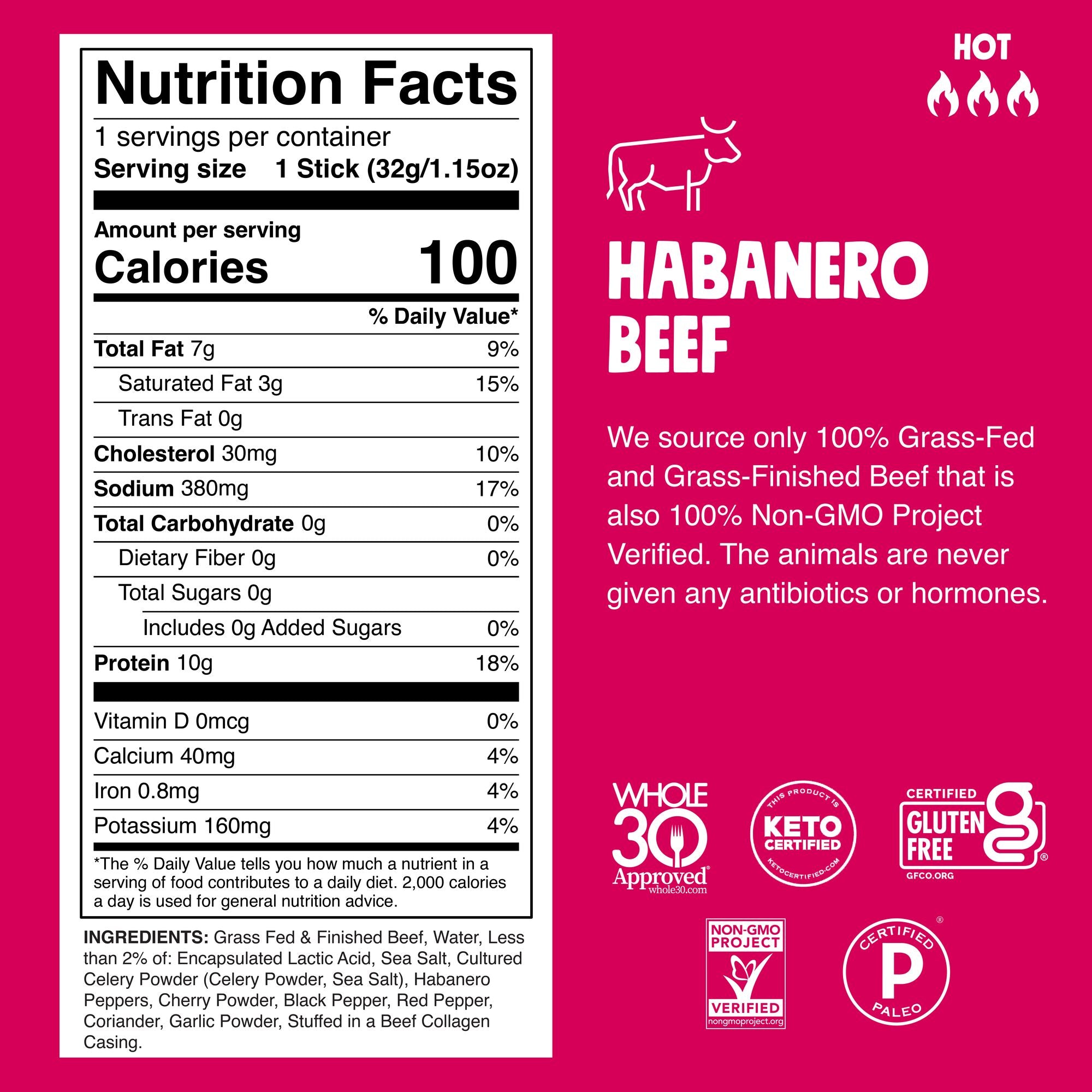 Habanero Beef Nutrition Facts, Thumbnail 5
