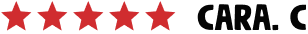 5 red stars