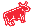 A red bull icon 